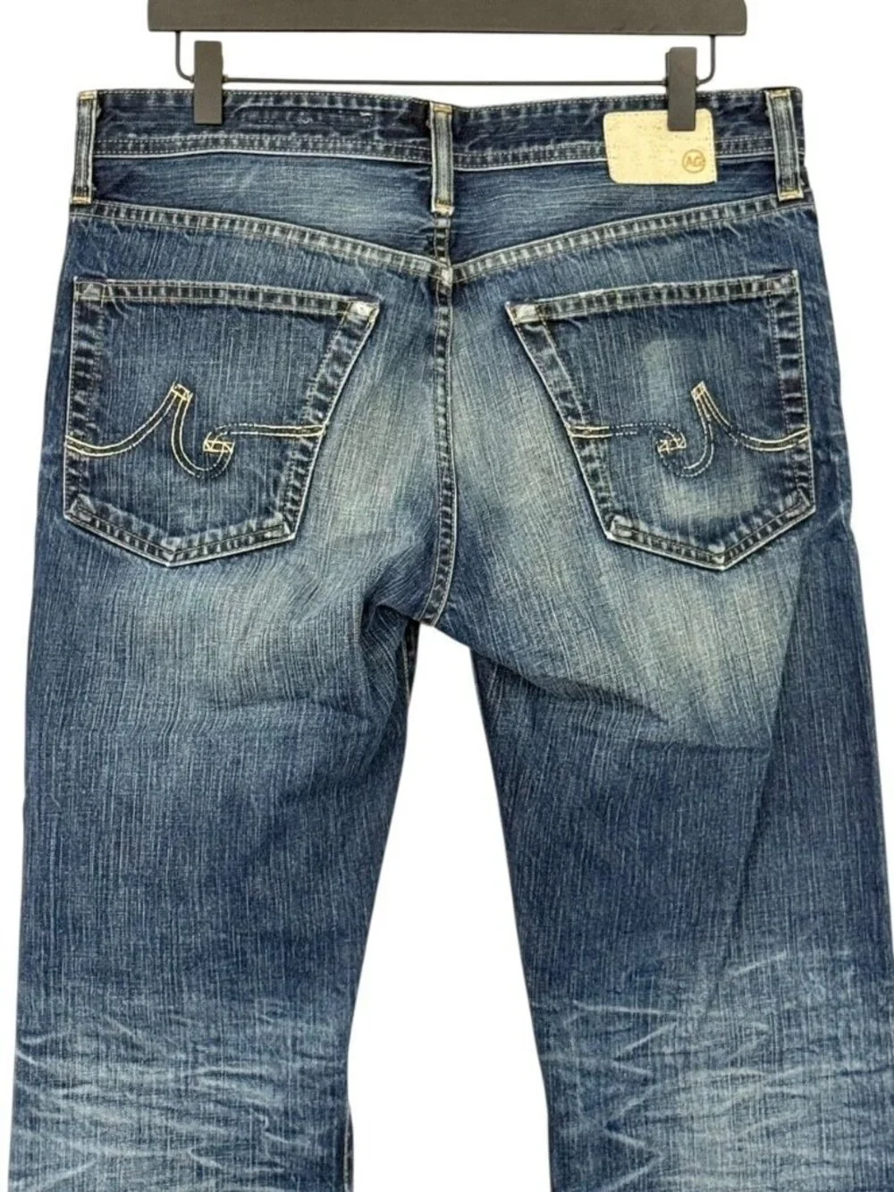 AG Adriano Goldschmied Men's Protege Jeans Slim Straight Button Fly Size 33 x 33